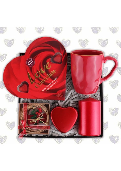 Konsept Hediyem Red Love Konsept Set