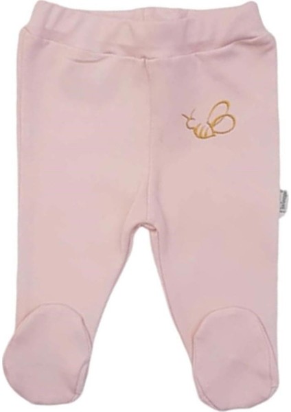 Basic Arılı Patikli Tek Alt Pantolon 4013 Pembe