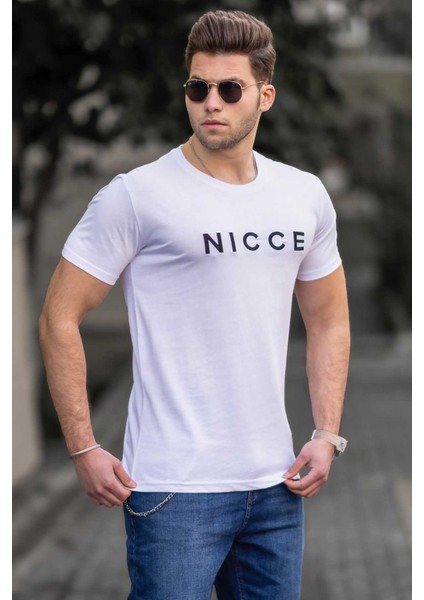 Beyaz Erkek T-Shirt 4963