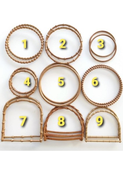 Bambu Görünümlü Plastik Çanta Sapı B21 fiyatları