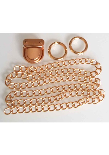 Light Gold Renk Zincir Set