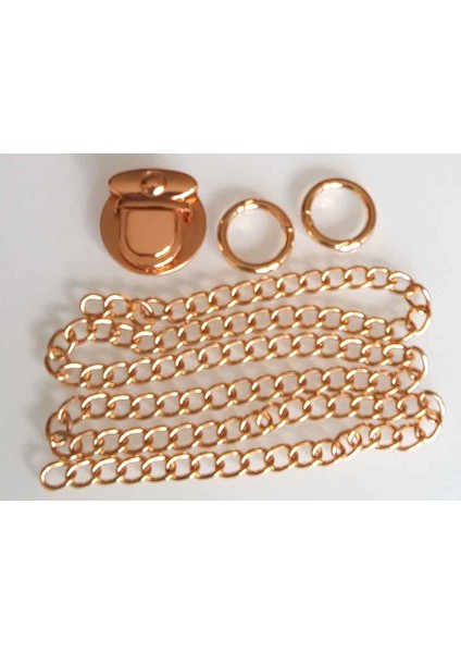 Light Gold Renk Zincir Set