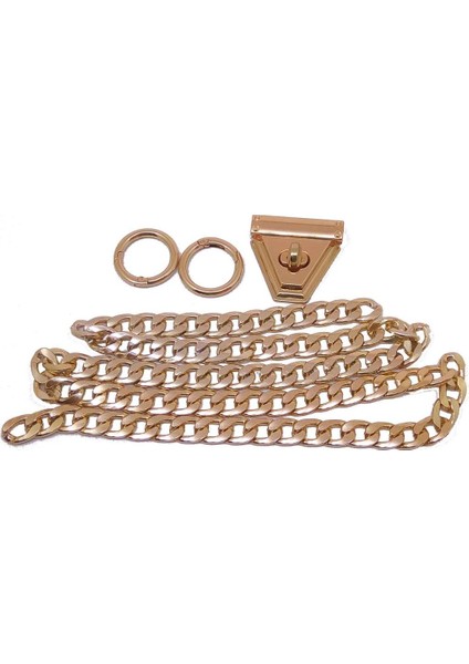 Light Gold Renk Zincir Set