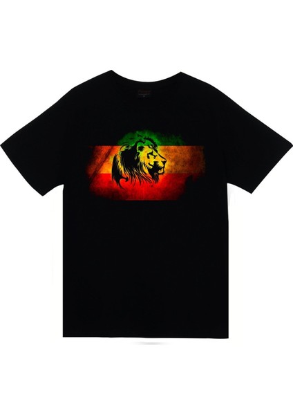 Stonedfame Aslan Baskılı T-Shirt