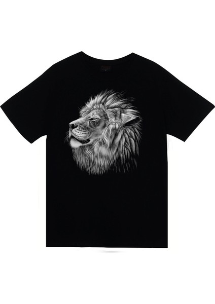 Aslan Baskılı T-Shirt