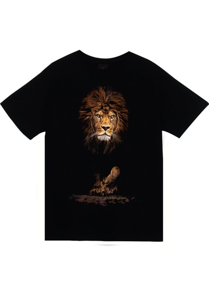 Aslan Baskılı T-Shirt