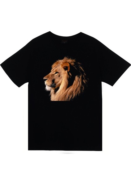 Aslan Baskılı T-Shirt