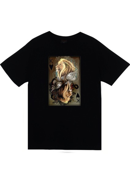 Aslan Baskılı T-Shirt