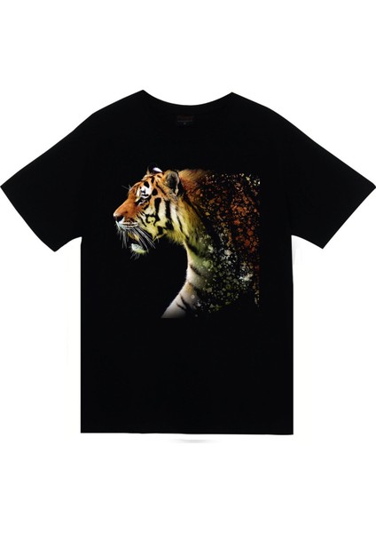 Kaplan Baskılı T-Shirt