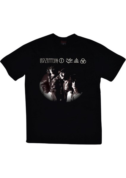 LED Zeppelin Baskılı T-Shirt