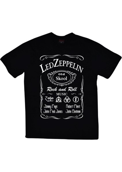 LED Zeppelin Baskılı T-Shirt