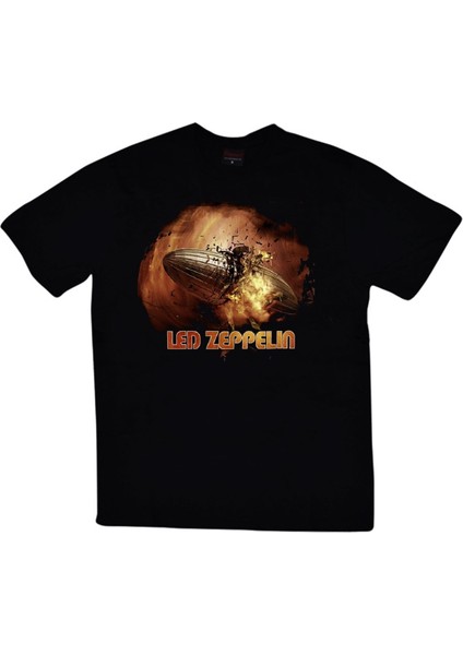 Stonedfame LED Zeppelin Baskılı T-Shirt