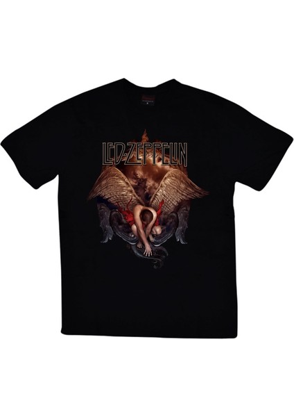 LED Zeppelin Baskılı T-Shirt