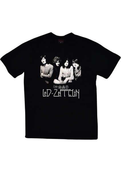 LED Zeppelin Baskılı T-Shirt