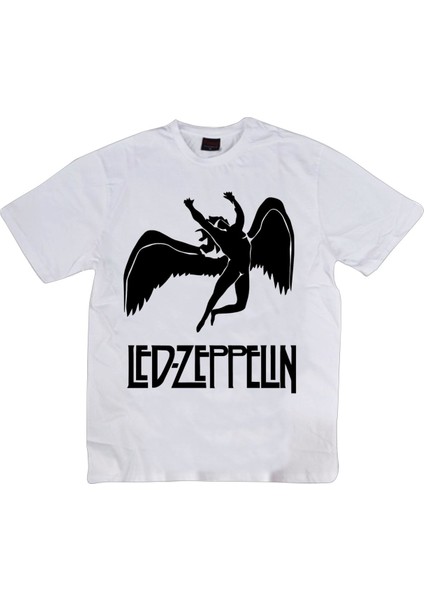 Stonedfame LED Zeppelin Baskılı T-Shirt