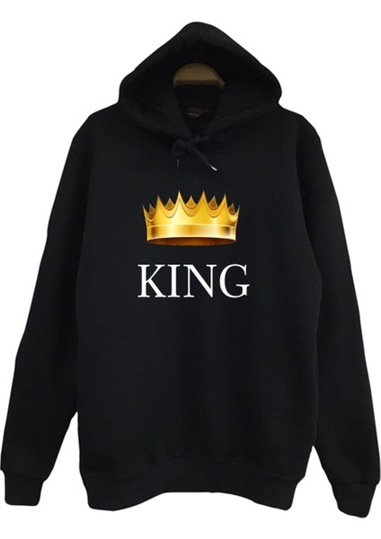 Kıng Tacı Baskılı Çocuk Sweatshirt