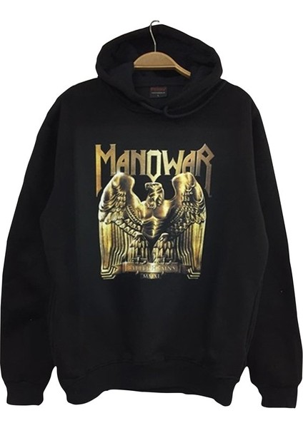 Manowar Baskılı Çocuk Sweatshirt