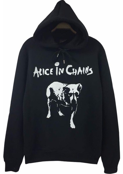 Alıce In Chaıns Baskılı Çocuk Sweatshirt