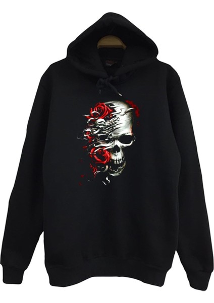 Kurukafa Skull Baskılı Çocuk Sweatshirt