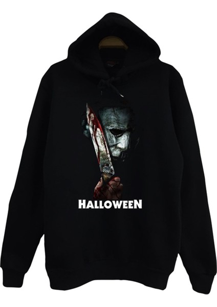 Halloween Baskılı Çocuk Sweatshirt