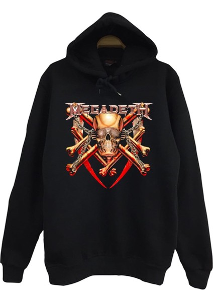 Megadeth Baskılı Çocuk Sweatshirt