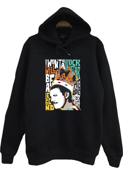 Queen Baskılı Çocuk Sweatshirt