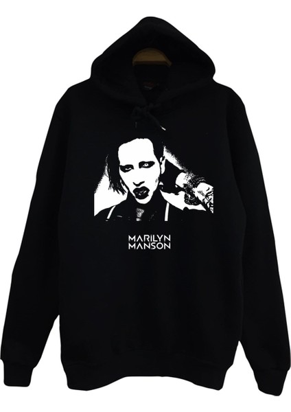 Marilyn Manson Baskılı Çocuk Sweatshirt