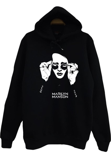 Marilyn Manson Baskılı Çocuk Sweatshirt
