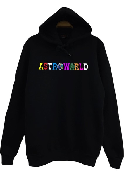 Travis Scott Astroworld Baskılı Çocuk Sweatshirt