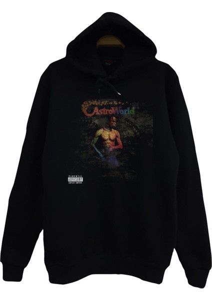 Travis Scott Astroworld Baskılı Çocuk Sweatshirt