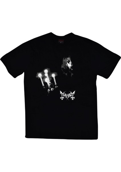 Mayhem Baskılı T-Shirt