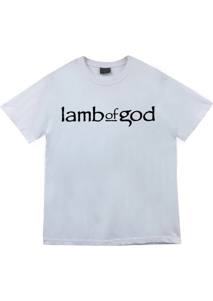 Lamb Of God Baskılı T-Shirt