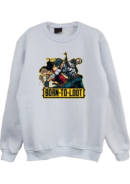 Pubg Baskılı Sweatshirt