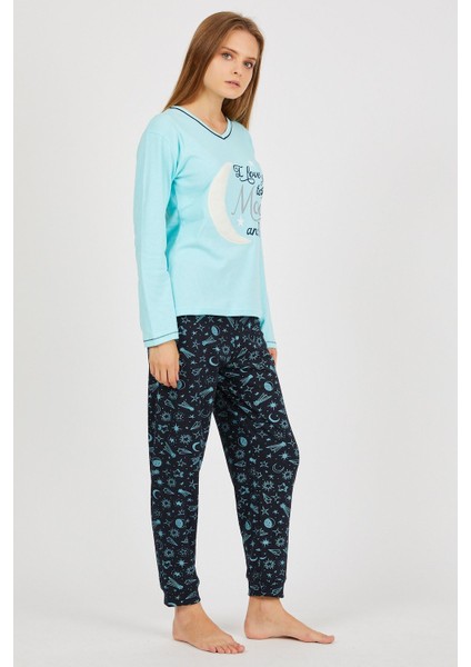 Baskılı Pijama Takım