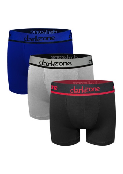 Dijital Baskılı 3'lü Karışık Renk Modal Boxer
