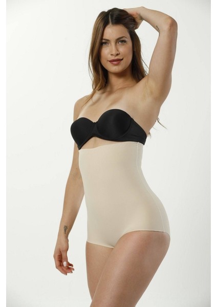 Lazer Kesim Yüksek Bel Slip Külot Korse 2003
