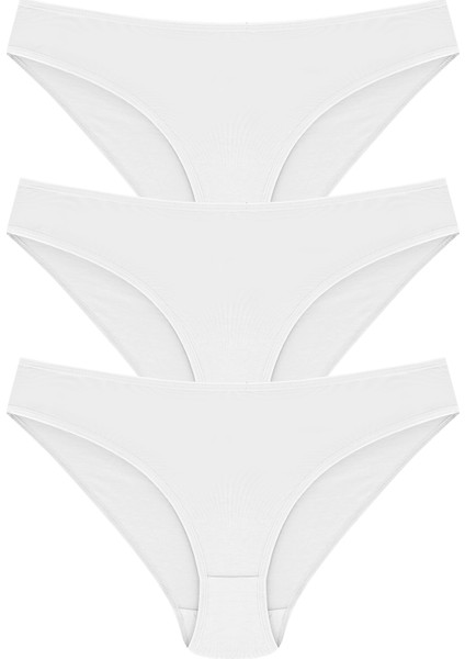 Pamuklu Bikini Model Külot 3'lü Paket