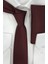Mendilli Ince Kravat_Bordo 1