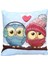 Setkanalı Aşık Baykuşlar Puf Yastık Best Friends Işıklı Biblo Seni Seviyorum Kutulu Kupa Sevgiliye Set 3