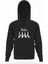 Abbey Road The Beatles Logo Müzik Beatles Füme Antrasit Erkek Kapüşonlu Sweatshirt Uzun Kol 1
