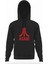 Atari Logo Füme Antrasit Erkek Kapüşonlu Sweatshirt Uzun Kol 1