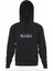 Rocket Logo Royalty Füme Antrasit Erkek Kapüşonlu Sweatshirt Uzun Kol 1