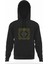 Burç Yay Sagittarius Füme Antrasit Erkek Kapüşonlu Sweatshirt Uzun Kol 1