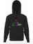Grafitti Neon Light Füme Antrasit Erkek Kapüşonlu Sweatshirt Uzun Kol 1