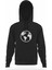 Silhouette Earth Icon Füme Antrasit Erkek Kapüşonlu Sweatshirt Uzun Kol 1