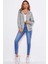 Mad Girls Gri Kapüşonlu Sweatshirt MG804 3