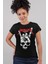 Kuru El Siyah Kısa Kollu Kadın T-Shirt 1