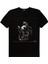 Karlar Düşer Siyah Kısa Kollu Erkek T-Shirt 1