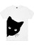Meraklı Beyaz Kısa Kollu Erkek T-Shirt 1