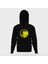Carmen Sandiego Logo Blue Side Siyah Erkek Kapüşonlu Sweatshirt Uzun Kol 1